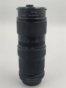 Vivitar 75-205mm 1:3.8 MC Macro Focusing Zoom Lens With Makinon Filter - Picture 1 of 9