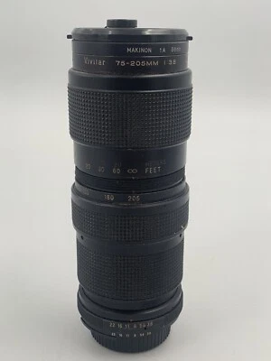 Vivitar 75-205mm 1:3.8 MC Macro Focusing Zoom Lens With Makinon Filter - Image 1 of 4