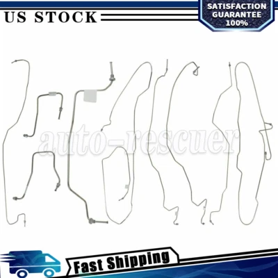 适用于 03-07 雪佛兰 Silverado GMC Sierra Ext Cab 4WD Dorman 不锈钢刹车线套件 — 第 1/4 张图片