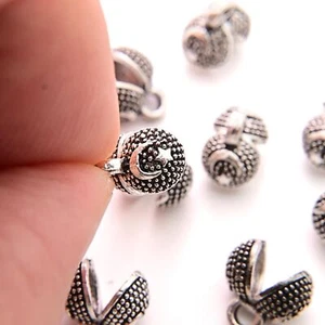 Moonstar Nodo Cierre Tíbet Plata 10 piezas para hacer Tasbih, Misbaha 921030 - Imagen 1 de 4