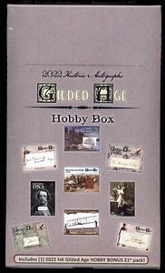 2022 Historic Autographs - Guilded Age Hobby box [21 packs / 10 cards per pack] - Picture 1 of 3
