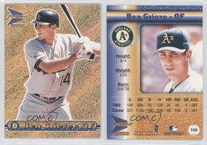 2000 Pacific Prism Gold Rapture Ben Grieve #106