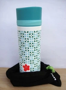 15.2 OZ STARBUCKS COFFEE STAINLESS STEEL TRAVEL TO GO TUMBLER GREEN COLOR - Picture 1 of 7