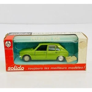 Vtg Solido Peugeot 104 Green 1:43 Diecast Car #12 Near Mint LN - Picture 1 of 14