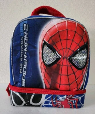 Bolsa de almuerzo doble aislada escolar Marval Spiderman termo bocadillo comida  Foto 1 de 4