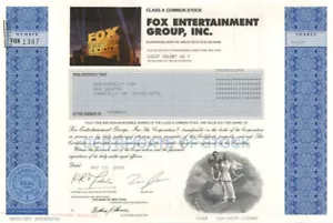 Fox Entertainment Group, Inc with Rupert Murdoch as Chairman - Picture 1 of 1