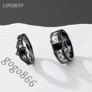 Anillo de dedo amor y espacio profundo unisex cosplay anillo borde delicadeza círculo regalo - Imagen 1 de 6