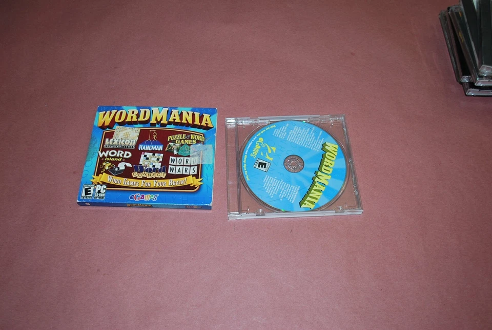 WORDMANIA problem-solving CD-Rom literacy 2006 brain-teasers 34 games - Image 1 of 2
