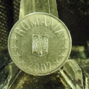 CIRCULATED 2007 10 BANI ROMANIAN COIN (80519)#2..... - Picture 1 of 3