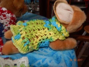 Dog Apparel "BANANA RAMA" 100% COTTON Dress w/RUFFLE SKIRT XXXS - Bild 1 von 1