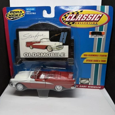 VTG 1998 Road Champs Classic Collection Diecast 1955 Oldsmobile Starfire NIP - Image 1 of 4