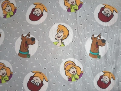 Scooby doo kids весело ткани серый 9 на 9 дюймов новый - Изображение 1 из 2