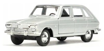 Welly Renault 16 Silver Metallic 1:34 1:39 Scales 4.5 Inch Diecast Car in Box - Image 1 of 4
