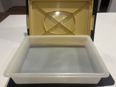 Vintage TUPPERWARE rectangle cake 33cm (large) no handle  - Image 1 of 3