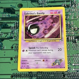 Sabrina's Gastly 93/132 Gym Heroes Common Pokemon Card - Picture 1 of 4