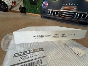 (1) Genuine OEM Nissan 27277-4BU0A HVAC Cabin Air Filter 2014-2019 Rogue - Bild 1 von 7