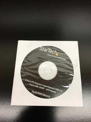 StarTech PN PEXUSB3S25 2 Port PCI Express SuperSpeed USB 3.0 UASP - LP4 Power - Image 1 of 4