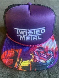 NEW w/tags Twisted Metal x Sweet Tooth SnapBack Trucker Hat Sony PlayStation Hat - Picture 1 of 6