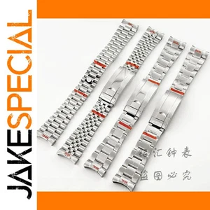 JakeSpecial – 20MM 904L Silver Stainless Steel Watch Band - Zdjęcie 1 z 12