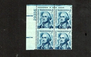 1965-81 U.S PROMINENT AMERICAN 5c WASHINGTON "UNBEARD" Sc#1283a M/NH/OG NOTE! - Picture 1 of 1
