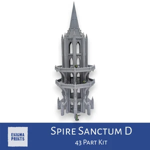 Spire Sanctum D | Vertex Tertius | Gothic Terrain Scenery for Tabletop Wargaming - Picture 1 of 12