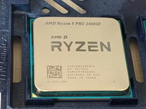 Processeur CPU AMD Ryzen 5 PRO 3400GE YD340BC6M4MFH AM4 Radeon VEGA EN L'ÉTAT - Photo 1/1