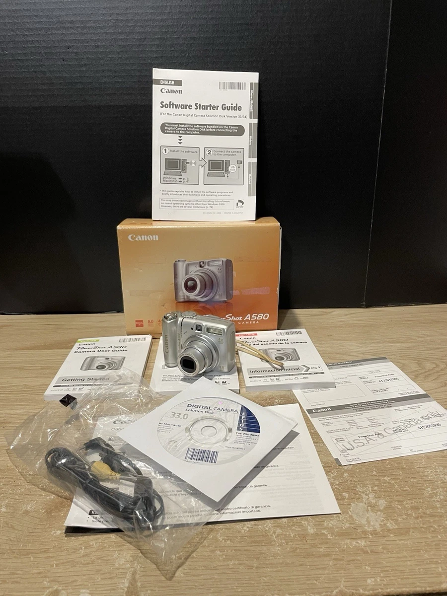 Canon Powershot A580 Digital Cameras for Sale - Shop New & Used