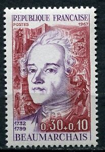 STAMP / TIMBRE FRANCE NEUF LUXE ** N° 1512 ** CELEBRITE BEAUMARCHAIS