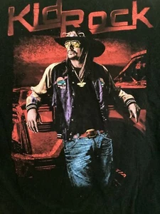 Camiseta Kid Rock Red Blooded Rock N Roll Redneck para hombre 2018 2 caras talla XL - Imagen 1 de 5