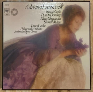 Cilea Adriana Lecouvreur JAMES LEVINE PLACIDO DOMINGO CBS 3 LP Box 79310 MINT - Bild 1 von 4