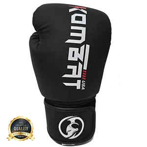 KOMBAT Pro Style Boxing Gloves Durable & Comfortable - Picture 1 of 31