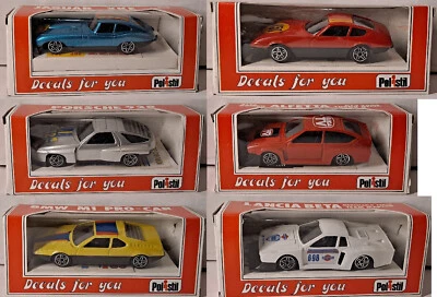 2342. Lotto 6xPOLISTIL anni’80 FERRARI, JAGUAR, ALFA ROMEO, LANCIA, BMW,PORSCHE - Immagine 1 di 4