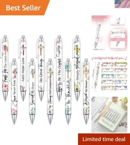 Christian Inspirational Stifte Set, 10er Pack Bibelvers Druckstifte - Bild 1 von 7