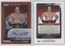 2021 Panini Chronicles UFC National Pride Signatures Red Bas Rutten #NP-BRT Auto