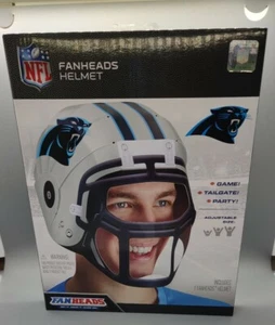 CASCO CAROLINA PANTHERS FANHEADS Ajustable Puerta trasera Fiesta NUEVO SELLADO - Imagen 1 de 2