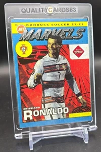 Cristiano Ronaldo BLUE INSERT CARD MARVELS WITH CASE PORTUGAL - Picture 1 of 6