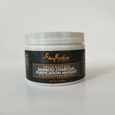 Tratamiento de purificación de carbón de bambú con humedad de karité árbol de té ladrará Foto 1 de 4