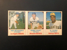 1975 Hostess Panel Messersmith/Robin Yount/Al Oliver 79/80/81 NM
