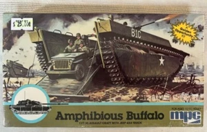 MPC Kit #1-6201:(1982 vintage) 1/76 Scale Amphibious Buffalo LVT Craft w/Jeep - Picture 1 of 1
