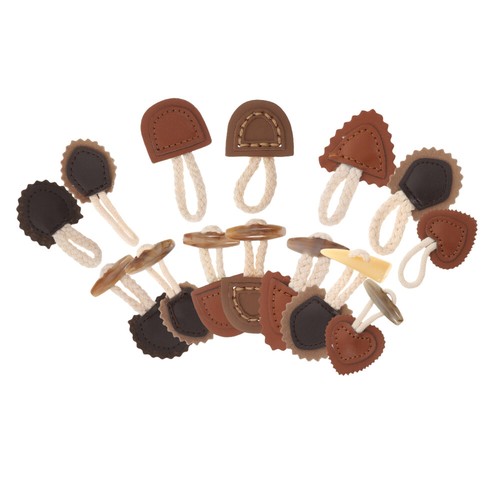 VETEMENTS 7 Paia Resina Chiusura a Levetta Vestiti Bambini Corno Bottone Chic Abbigliamento Accessorio