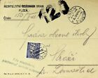 SEPHIL CZECH BOHEMIA & MORAVIA 1940 WWII 1.20k P. DUE ON PILSEN RAILWAY CARD