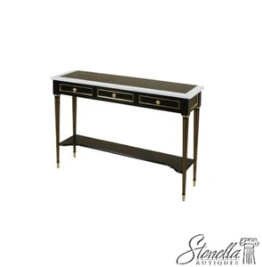 L46339: MAITLAND SMITH French Louis XVI Ebony Console Table #8103-34 ~ NEW - Picture 1 of 1