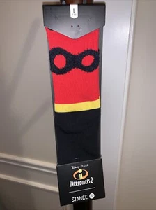 STANCE Disney The Incredibles 2 The Mask Boys Youth Crew Socks Youth LG (2-5.5) - Picture 1 of 3