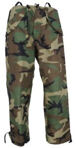 GI Woodland ECWCS Cold Weather Trousers Goretex Pants Wet Weather Trousers