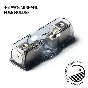 4-8 AWG MINI-ANL AMPLIFICADOR SOPORTE DE FUSIBLE Y ELECCIÓN DE FUSIBLE 30-150 AMPERIOS - Imagen 1 de 9