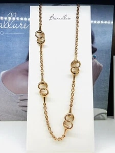 Collana in Acciaio Laminata In Oro 18kt Rosè Gold 95 Cm Bronzallure - Imagen 1 de 7