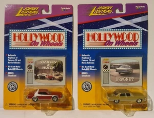 COCHES: DRAGNET 1967 FORD FAIRLANE 500 Y STARSKY & HUTCH FORD TORINO JUEGO DE MODELOS - Imagen 1 de 10