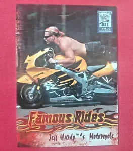 WWF - FLEER 2002 - FAMOUS RIDES - JEFF HARDY - WRESTLING CARD - # 9 OF 12 - Picture 1 of 2