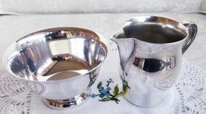Paul Revere Silver Plate Cream And Sugar Set - Picture 1 of 10