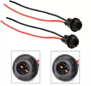 Universal Pigtail Wire Female Socket 921 Harness Back Up Reverse Rubber Plug Fit - Picture 1 of 11
